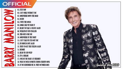 Barry Manilow Greatest Hits Album Playlist - Best Songs Of Barry ...