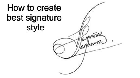 How to create the best signature style | How to make easy signature ...