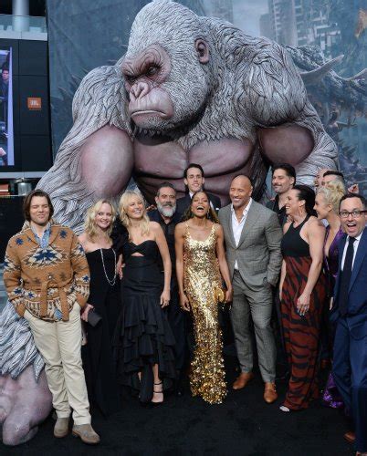 In photos: Dwayne Johnson and cast attend 'Rampage' premiere ...