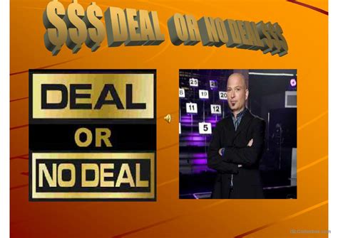 Deal_or_No_Deal. general speakin…: English ESL powerpoints