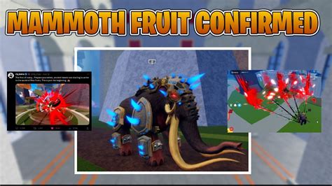 Mammoth Fruit Confirmed! (Blox Fruits) - YouTube