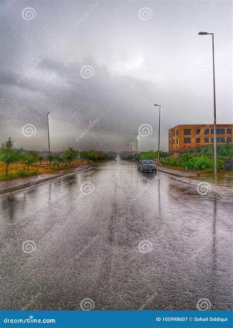 Road stock image. Image of reflection, rainy, captured - 105998607