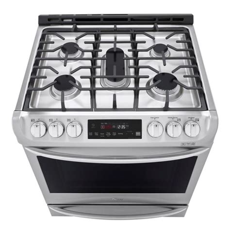 LG Electronics 6.3 cu. ft. Slide-In Smart Dual-Fuel Electric Range with ...