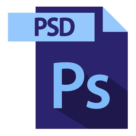 Extention, file format, psd, psd extention icon