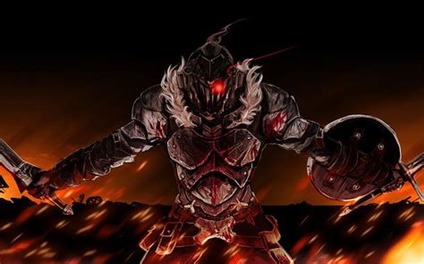 Download wallpapers Goblin Slayer, red eye, warrior, manga, protagonist ...