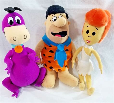 Flintstones Plush Fred Wilma Dino Stuffed Animals Toy Works #KohlsCares ...