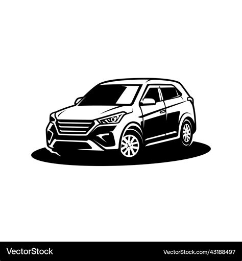 Suv car logo Royalty Free Vector Image - VectorStock