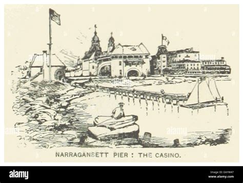 US-RI(1891) p768 NARRAGANSETT PIER Stock Photo - Alamy