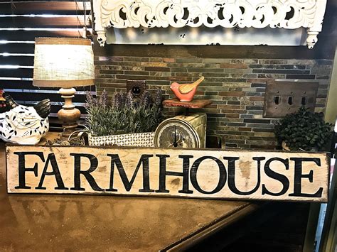 Rustic Farmhouse Sign Wood Farmhouse Sign Farmhouse Decor Rustic Wood ...