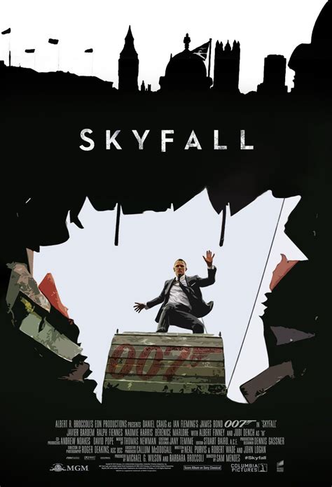 Skyfall movie poster art by Sadobistom. #jamesbond #007 | James bond ...