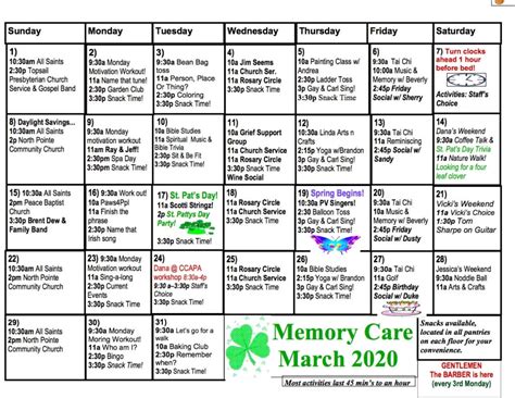 Dementia Calendars | Calendar Template 2024-2025