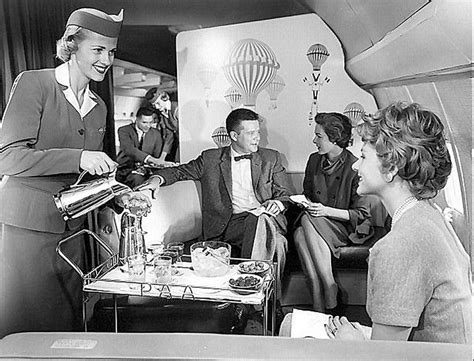 1959 Boeing- 707- first class lounge | Jet age, Vintage airlines, Pan am