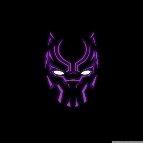 51+ Black Panther Logo Wallpaper 4k