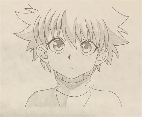 Killua Drawing : r/HunterXHunter