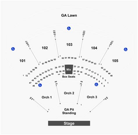 Usana Amphitheatre Seating Chart With Seat Numbers | Cabinets Matttroy