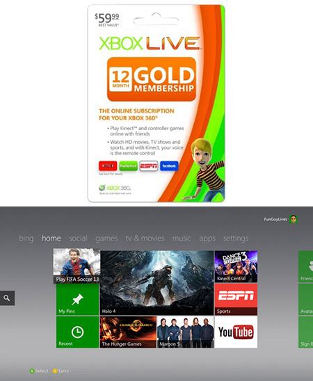 Xbox 360 Live Subscription Gold Card Gets 25% Reduction to Under $45 ...