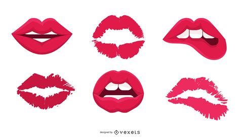 Vector Lips Kiss Vector Download