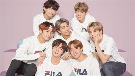 FILA Reveals First Photoshoot Image with BTS