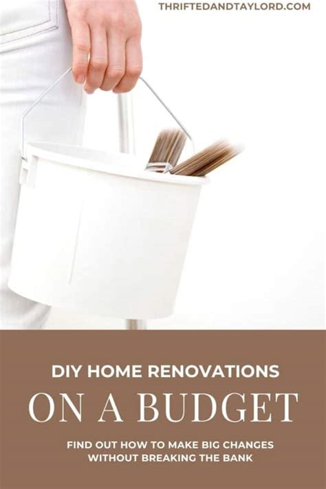 DIY Home Renovations On A Budget | Big Changes You Can Do Yourself ...