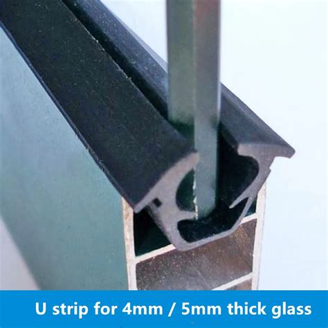 Glazing-U-Channel-Gasket-EPDM-Rubber-Wrap-Sealing-Strip-Door-Window-U ...