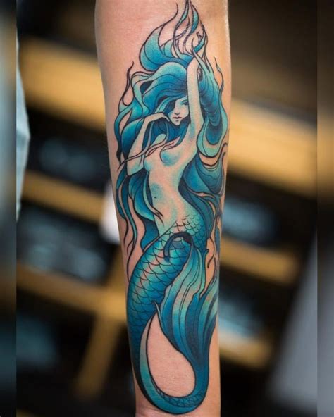 507 best Mermaid tattoos images on Pinterest | Mermaid tattoos, Tattoo ...