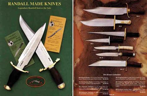 Randall Made Knives 1985 Circa Sales Catalog - Cornell Publications