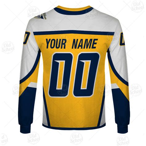 Personalize NHL Nashville Predators 2021 Reverse Retro Alternate Jersey ...