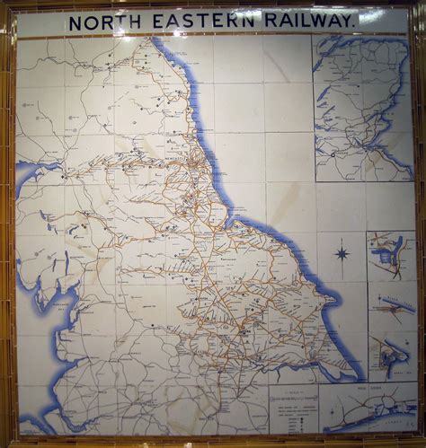 North Eastern Railway tile map | See also . . . . www.flickr… | Flickr