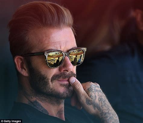 David Beckham reveals sweet 'I Love You' tattoo on his neck on ...