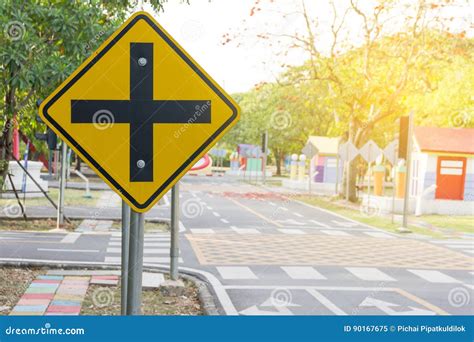 Two Crossroads Road Signs, Green Isolated Traffic Sign Copy Space ...