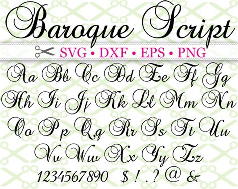 BAROQUE SCRIPT SVG FONT Graffiti Lettering Fonts, Doodle Lettering ...