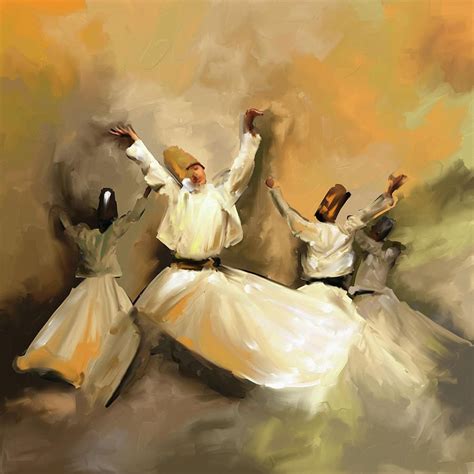 Painting 717 1 Sufi Whirl 3 by Mawra Tahreem | Dance paintings ...