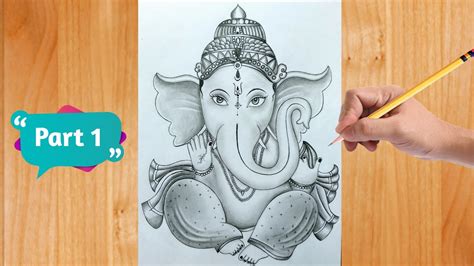 Simple Pencil Sketches Of Ganesha