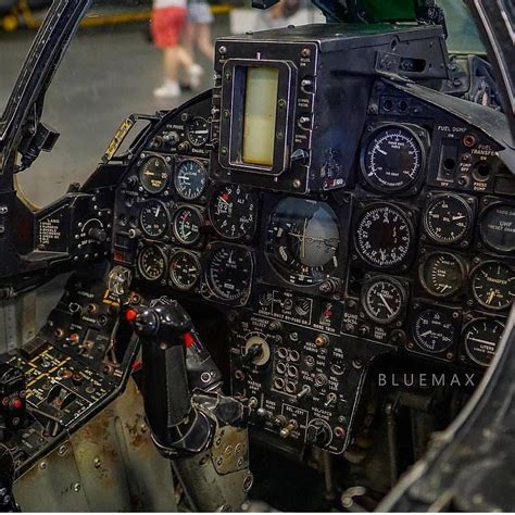 F-8 Crusader Cockpit ——————————————————————————— #airforce #army #sky# ...