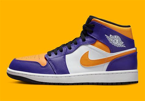 Air Jordan 1 Mid "Lakers" DQ8426-517 | SneakerNews.com