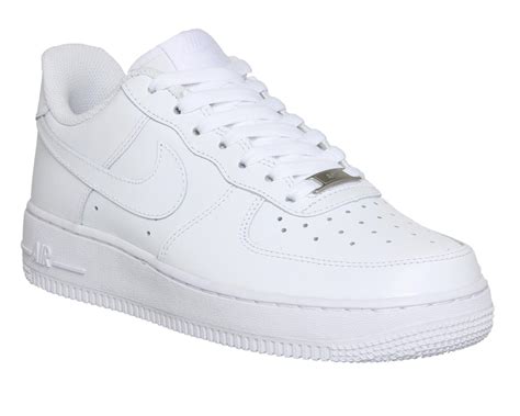 Nike Air Force 1 Leather Sneakers in White - Lyst