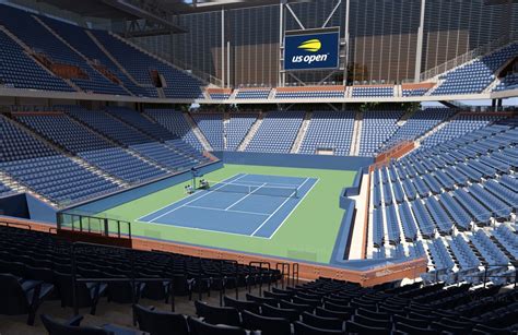 US Open Seating Map