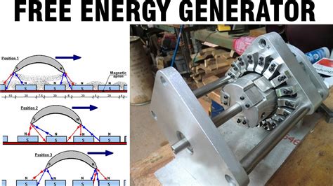 Free Energy Generator - Howard Johnson Permanent Magnet Motor - YouTube