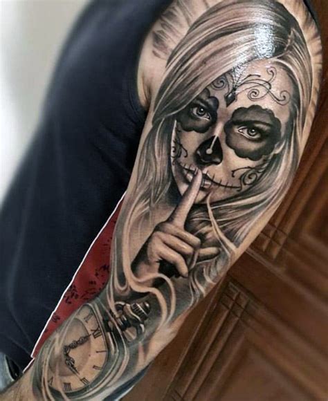 tinte tattoo mexikanische manner ideen designs catrina Trendy Tattoos ...