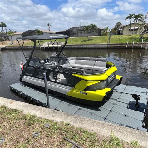 Sea-Doo Switch Floating Boat Lift Docks By Gulf Stream Docks