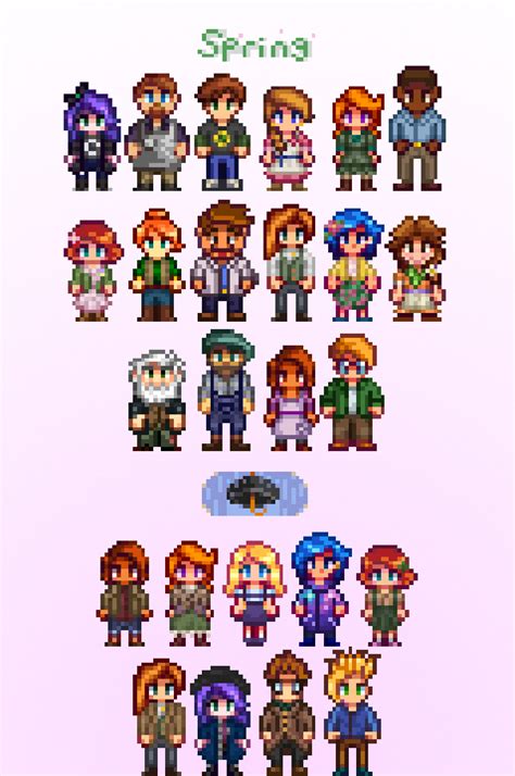 Stardew Valley Characters - Demontaras