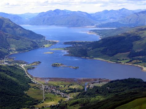 Loch Leven & Ballachulish Bridge from above Glencoe Village. | Scotland ...