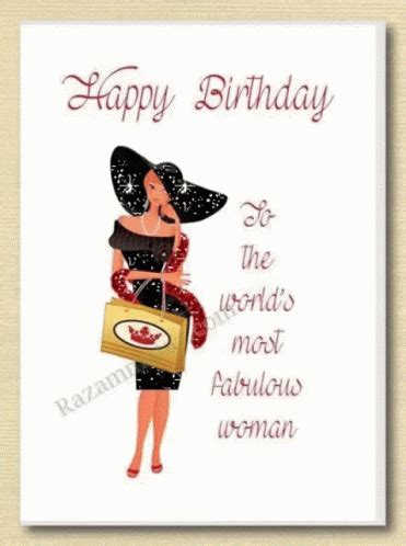 Birthday Wishes For Fabulous Woman GIF | GIFDB.com