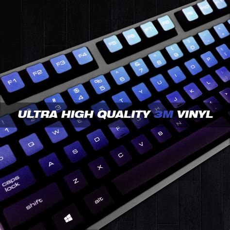 Mechanical Keyboard Cherry MX Keycaps PC Vinyl Decals Skin - Etsy