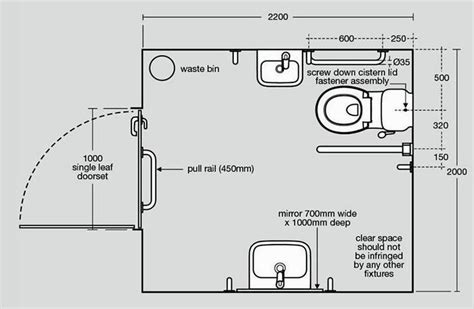 Floor Plan For Handicap Bathroom - floorplans.click