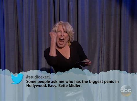 Bette Midler from Celebrity Mean Tweets From Jimmy Kimmel Live! | E! News