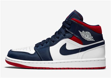 Air Jordan 1 Mid SE Arrives in USA Colors | Sneakers Cartel