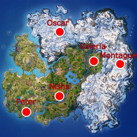 All Fortnite Chapter 5 Boss Locations | Attack of the Fanboy