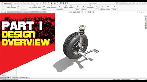 MacPherson strut suspension | Part 1 | Design overview | Solidworks ...