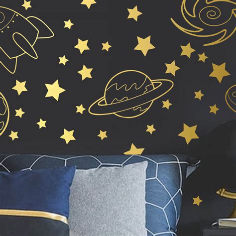 Outer Space Wall Decal Stickers – YourSVG.com